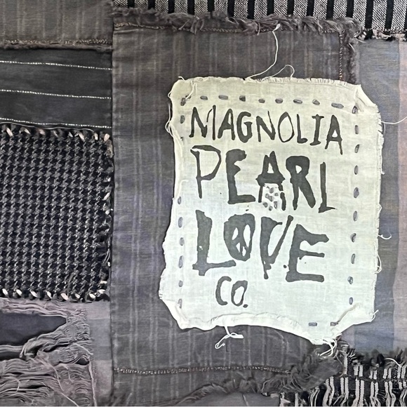 Magnolia Pearl Black and Gray Patchwork Nikha Vest - Picture 3 of 10